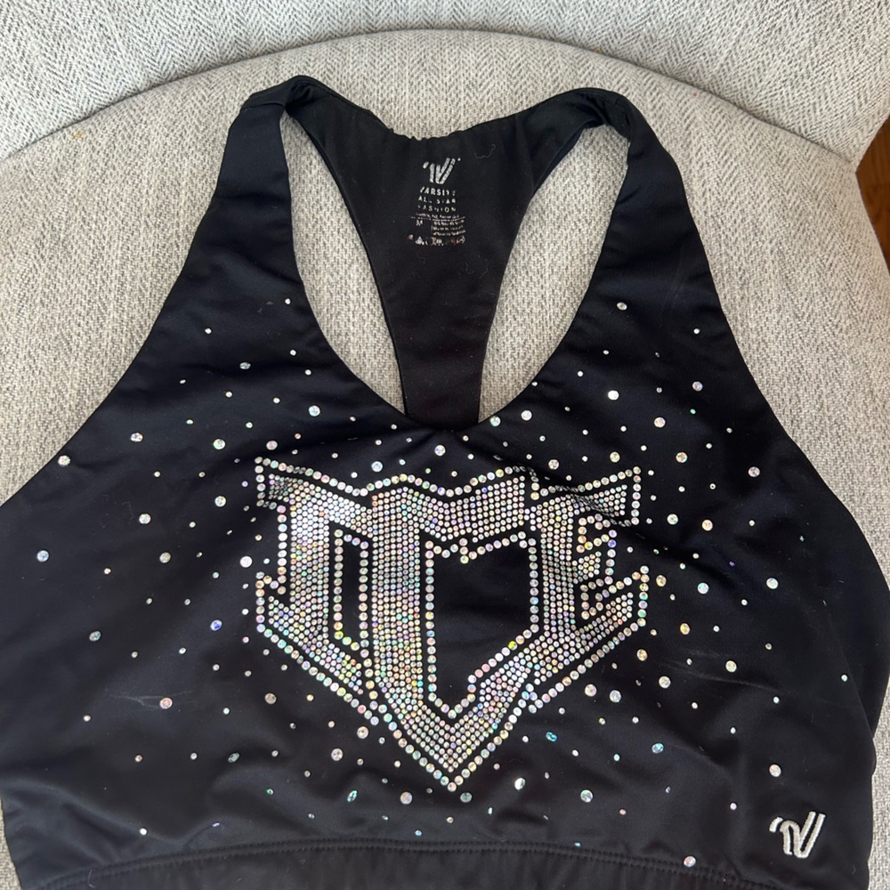 COPY - ICE cheerleading sports bra